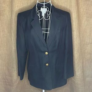 Talbots Navy Blue Blazer